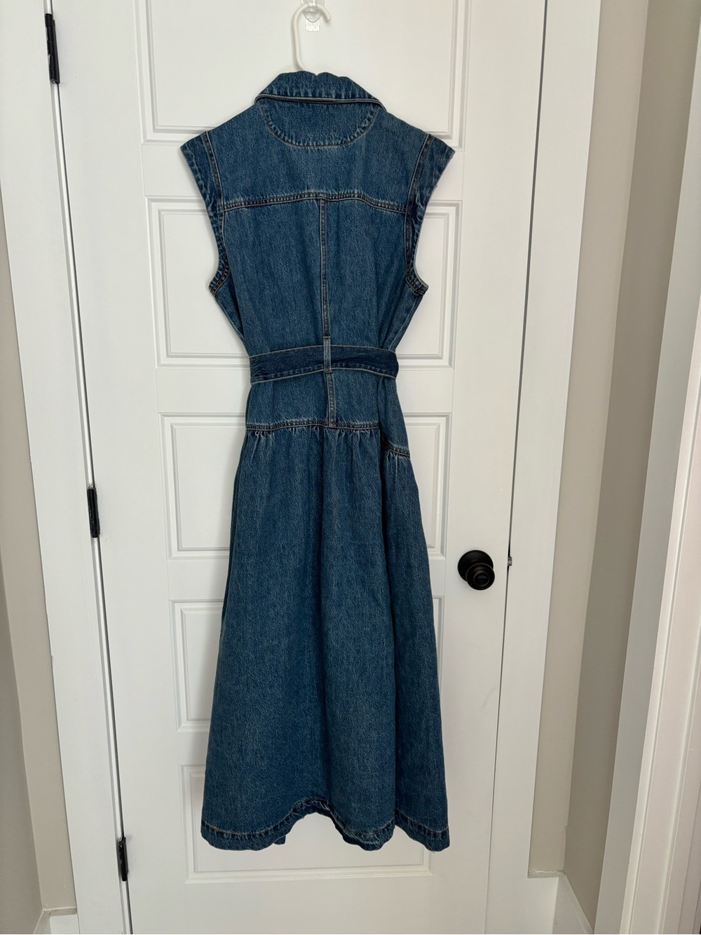Future Collective by Jeneé Naylor Sleeveless Denim Maxi Dress - Blue - Picture 4 of 5